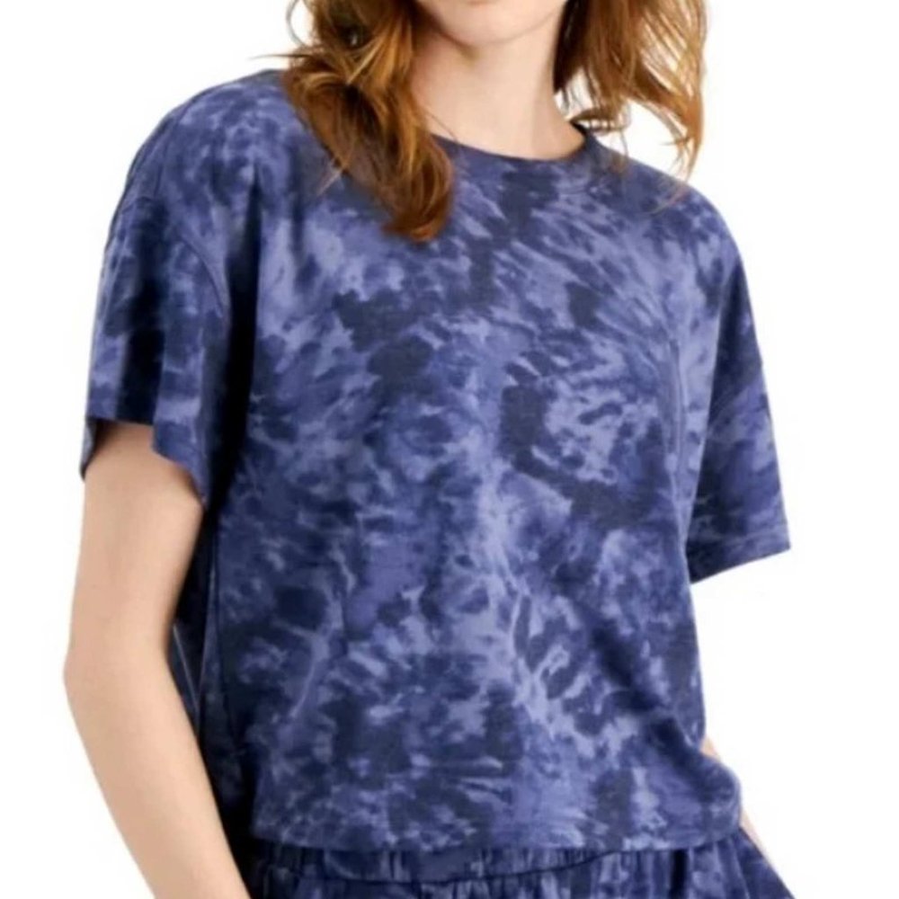Jenni Super Soft Lounge/Pajama Tie Dye Top LARGE (4411)